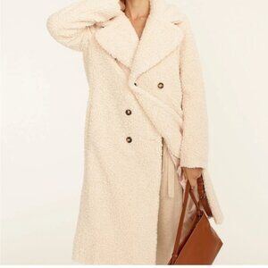 J. Crew Women's Soft Cream Teddy Jacket